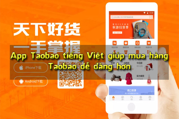 Hướng dẫn tải và sử dụng app taobao